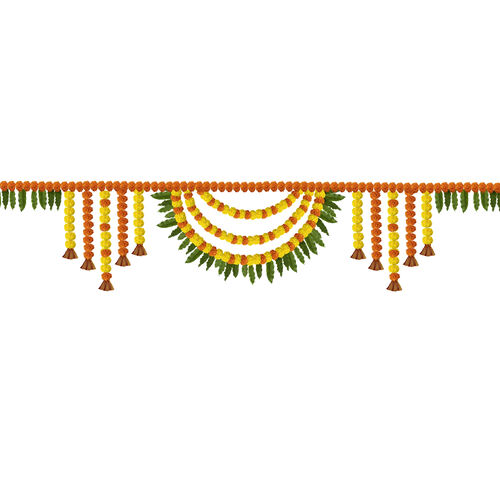 Artificial Marigold Fluffy Flowers Garlands
