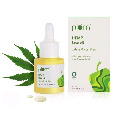Plum Hemp Face Oil Calms & Clarifies