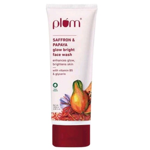Plum Saffron & Papaya Glow Bright Face Wash